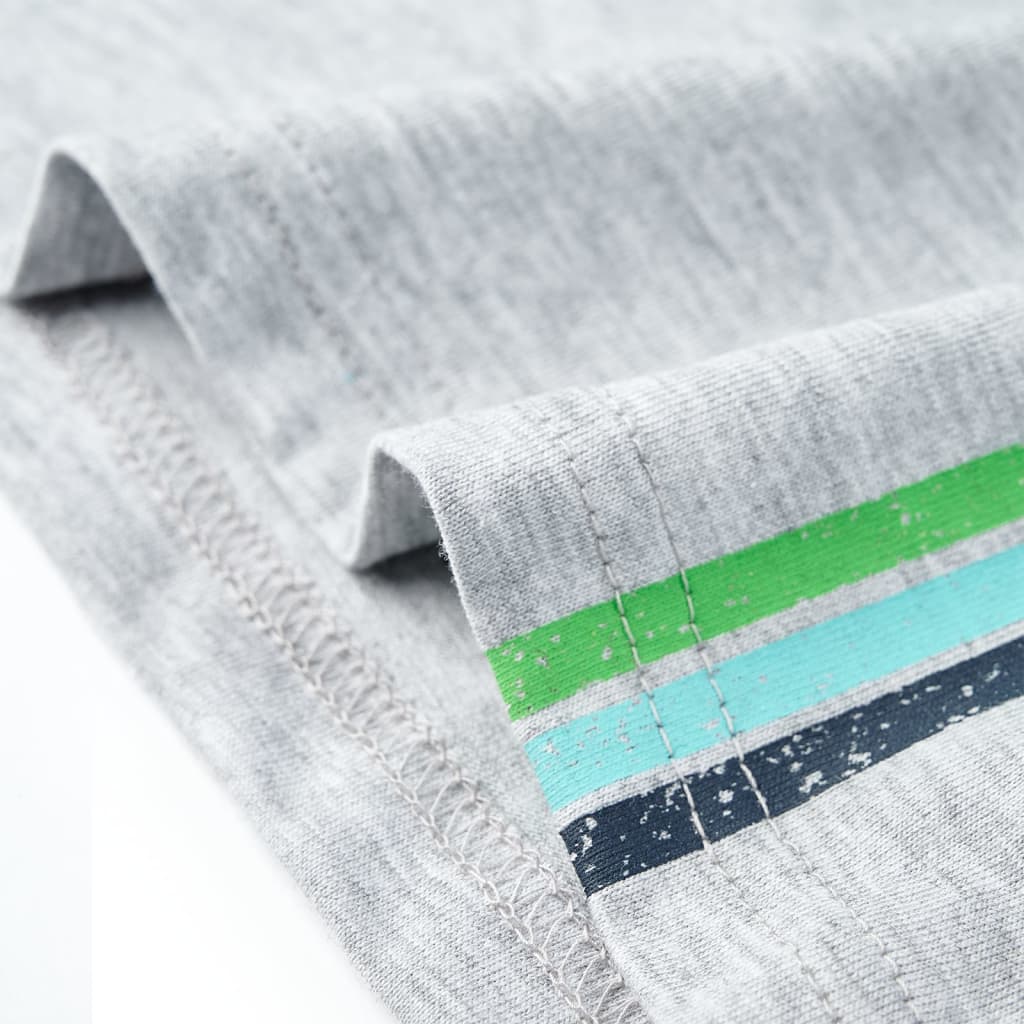 Μπλουζάκι Παιδικό Κοντομάνικο Γκρι 92