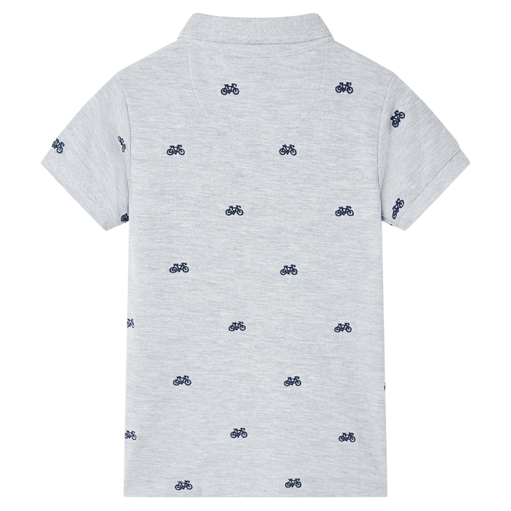 Μπλουζάκι Παιδικό Πόλο Γκρι Μελανζέ 140