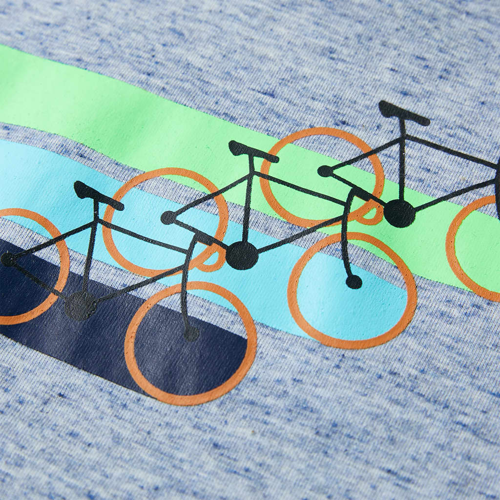 Μπλουζάκι Παιδικό Κοντομάνικο Μπλε Μελανζέ 104