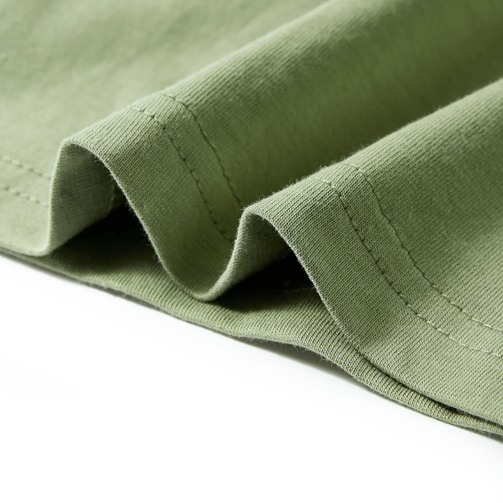 Μπλουζάκι Παιδικό Κοντομάνικο Ανοιχτό Χακί 116