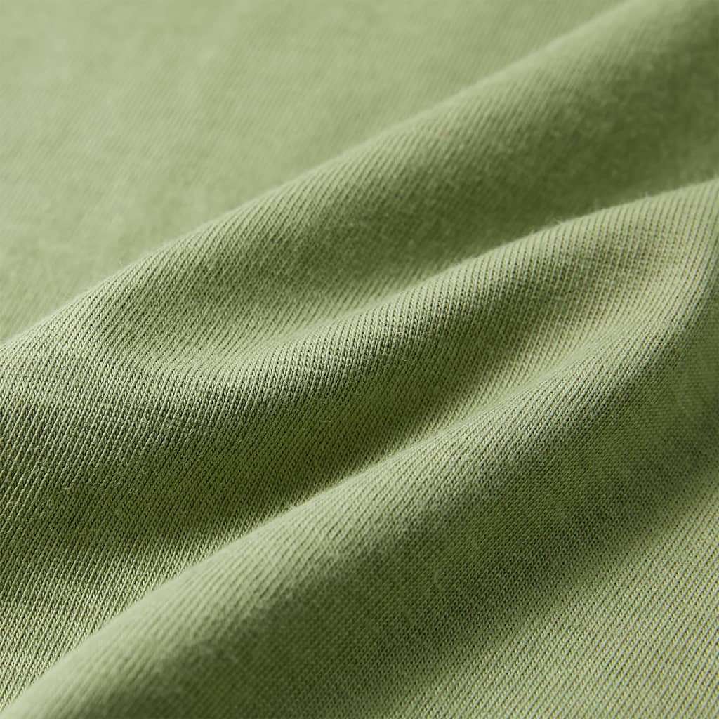 Μπλουζάκι Παιδικό Κοντομάνικο Ανοιχτό Χακί 116