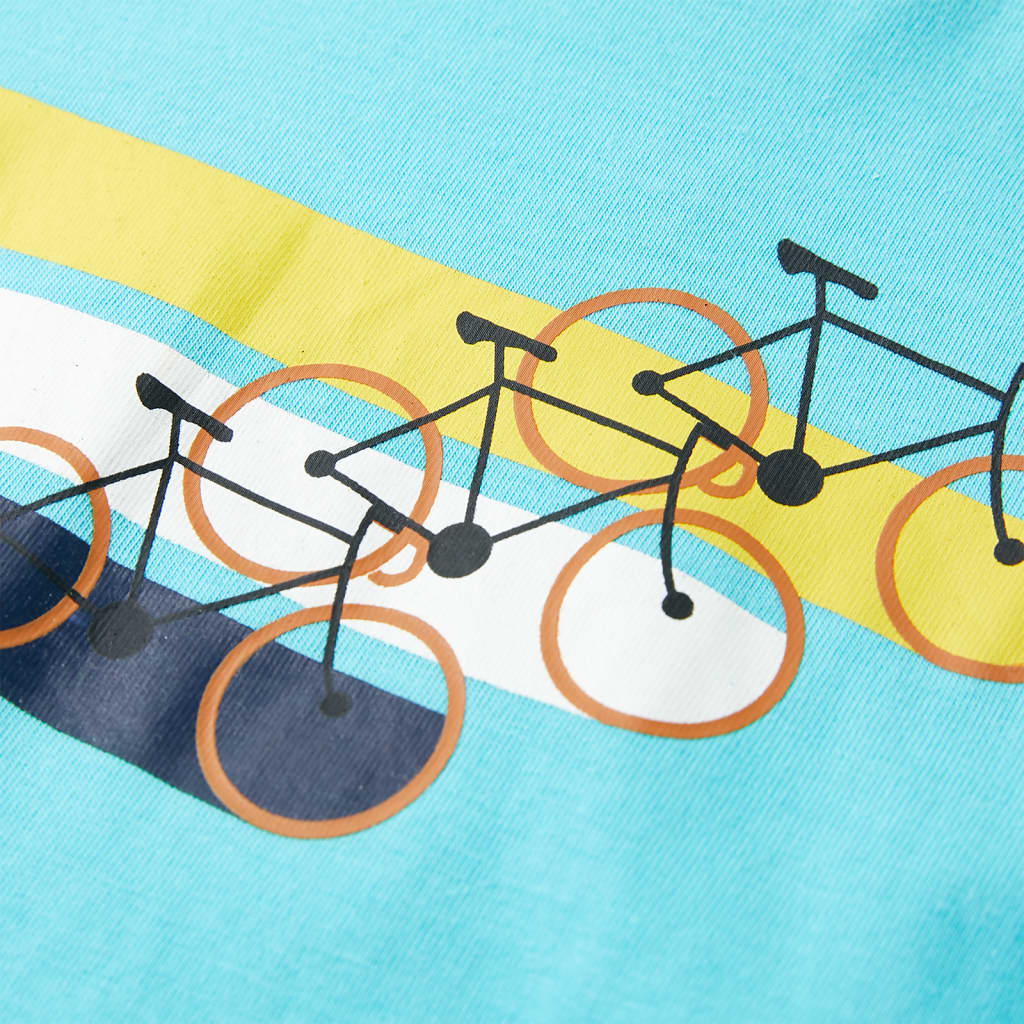 Μπλουζάκι Παιδικό Κοντομάνικο Χρώμα Άκουα 92