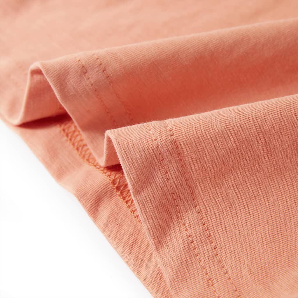 Μπλουζάκι Παιδικό Κοντομάνικο Ανοιχτό Πορτοκαλί 92