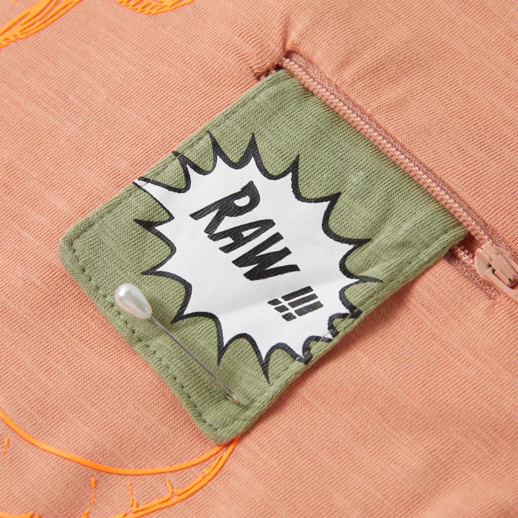 Μπλουζάκι Παιδικό Κοντομάνικο Ανοιχτό Πορτοκαλί 116