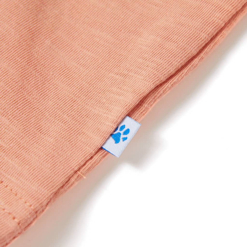 Μπλουζάκι Παιδικό Κοντομάνικο Ανοιχτό Πορτοκαλί 140