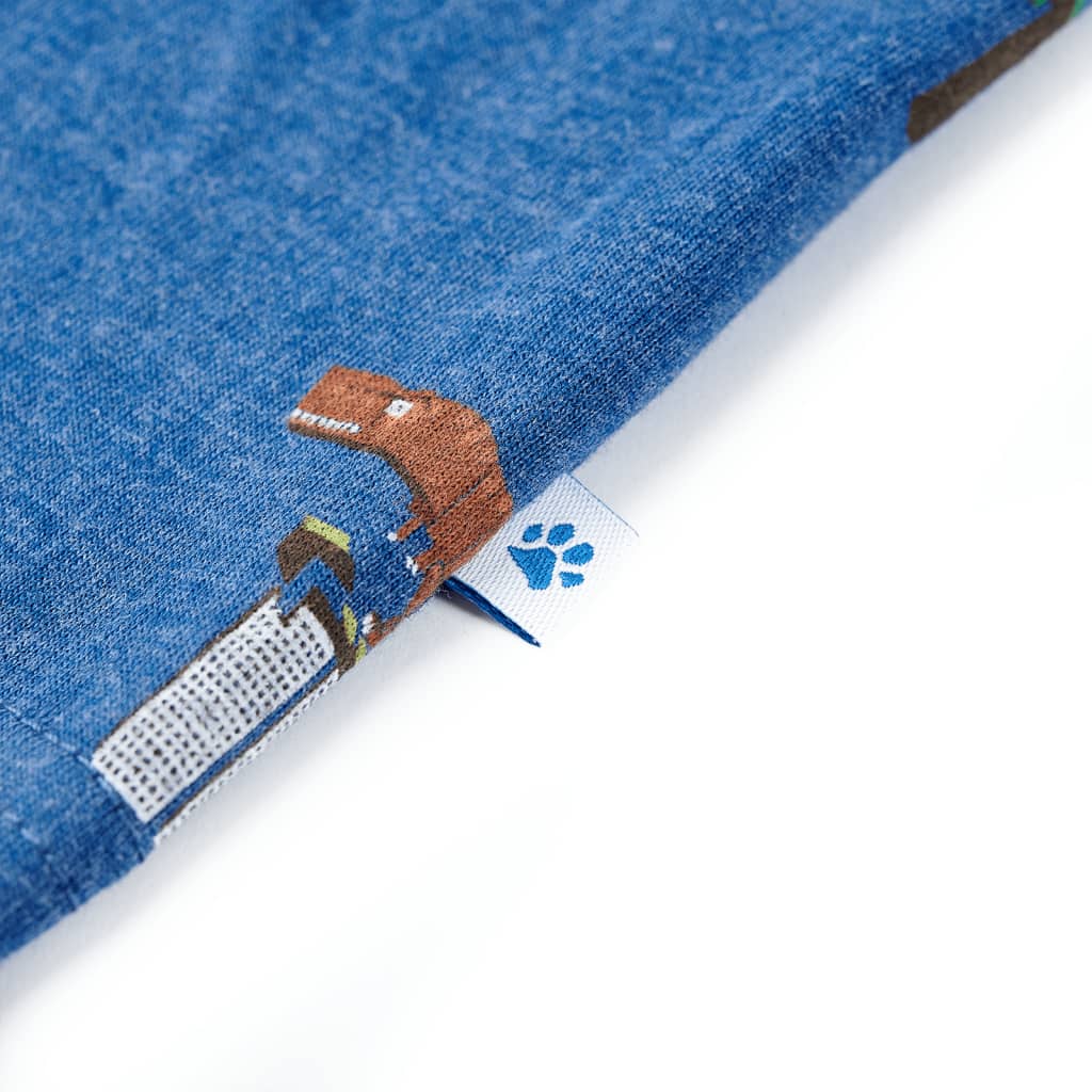 Μπλουζάκι Παιδικό Σκούρο Μπλε Μελανζέ 140