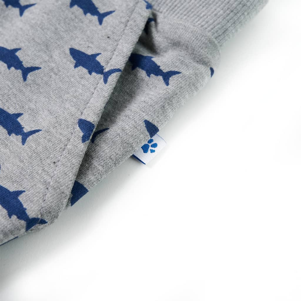 Σορτσάκι Παιδικό με Κορδόνια Ανοιχτό Γκρι Μελανζέ 104