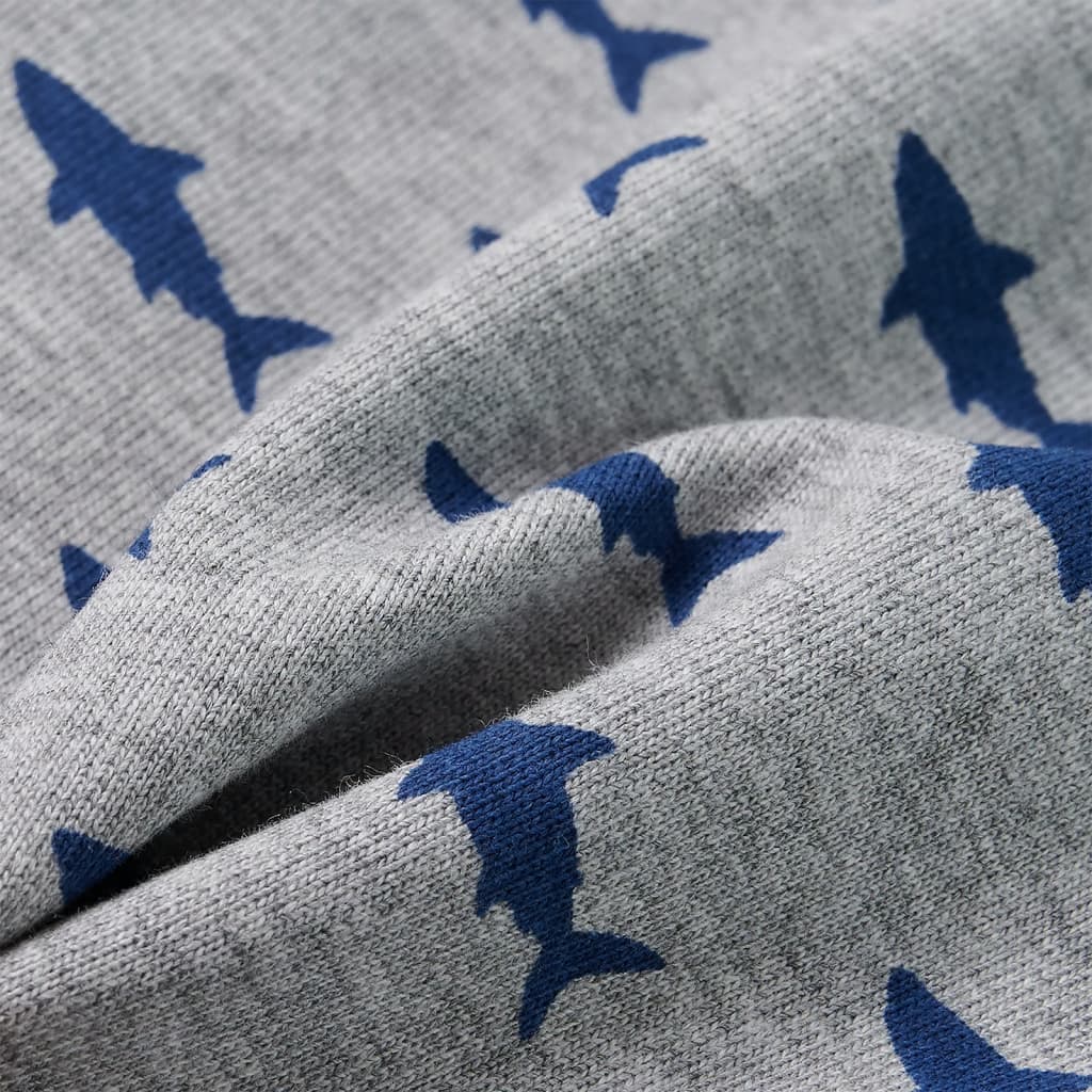 Σορτσάκι Παιδικό με Κορδόνια Ανοιχτό Γκρι Μελανζέ 104