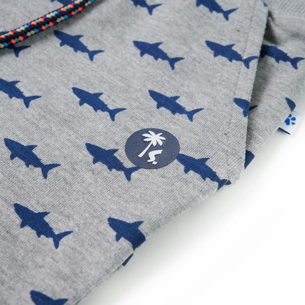 Σορτσάκι Παιδικό με Κορδόνια Ανοιχτό Γκρι Μελανζέ 116