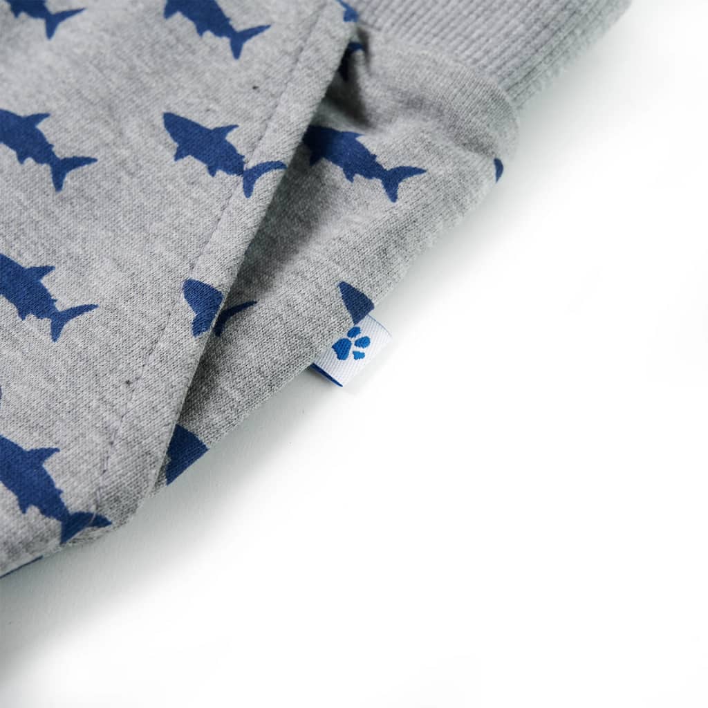 Σορτσάκι Παιδικό με Κορδόνια Ανοιχτό Γκρι Μελανζέ 116