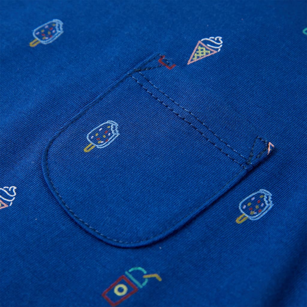 Αμάνικο Μπλουζάκι Παιδικό Σκούρο Μπλε 128