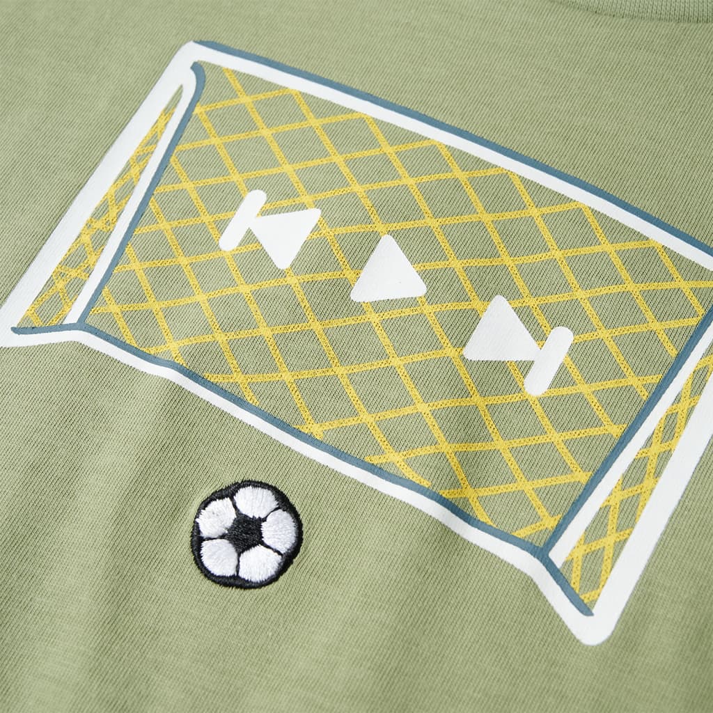 Μπλουζάκι Παιδικό Ανοιχτό Χακί 116