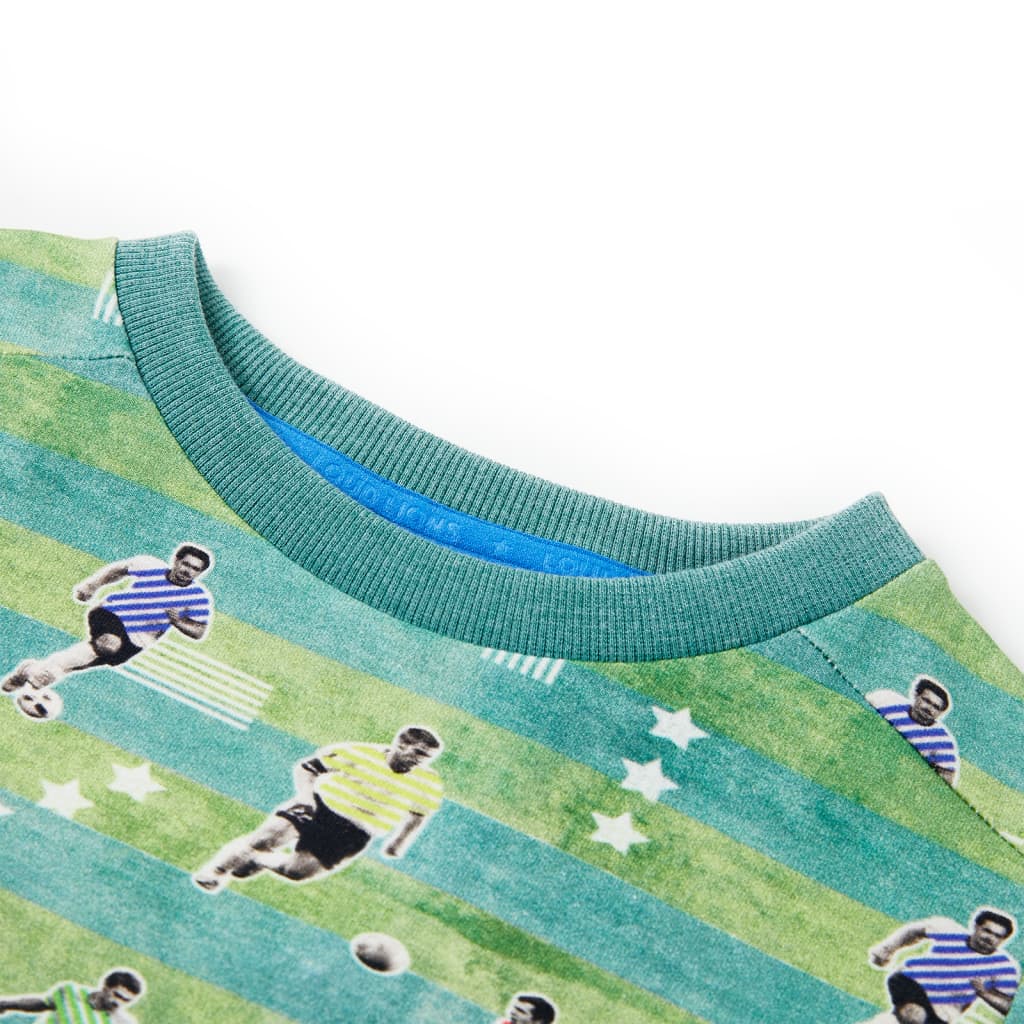 Φούτερ Παιδικό Ανοιχτό Πράσινο Μελανζέ 128