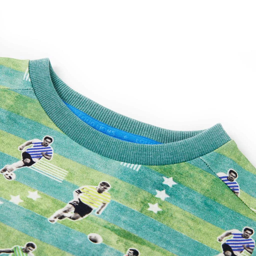 Φούτερ Παιδικό Ανοιχτό Πράσινο Μελανζέ 140