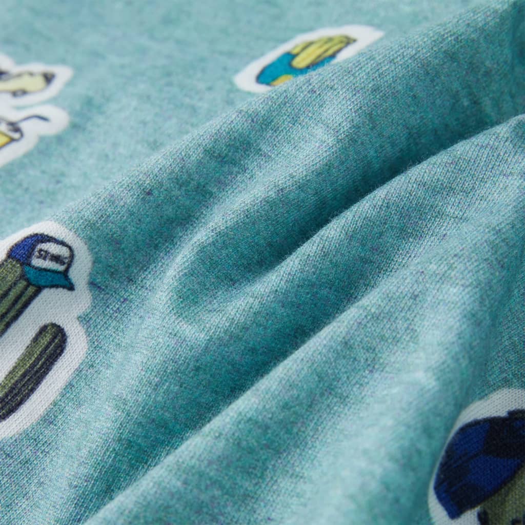 Μπλουζάκι Παιδικό Ανοιχτό Πράσινο Μελανζέ 104