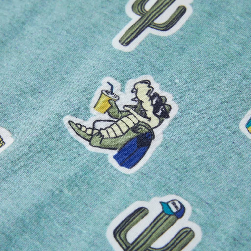 Μπλουζάκι Παιδικό Ανοιχτό Πράσινο Μελανζέ 128