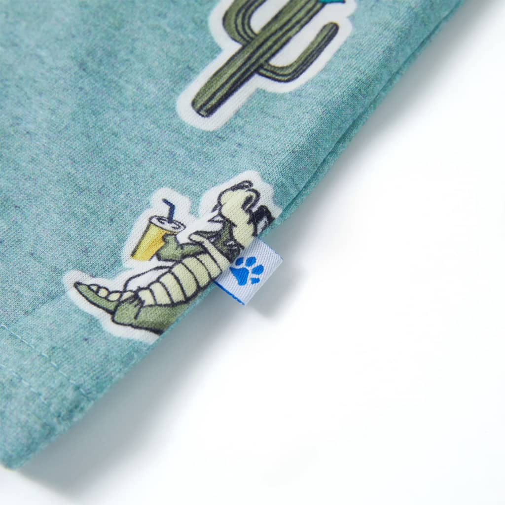 Μπλουζάκι Παιδικό Ανοιχτό Πράσινο Μελανζέ 140