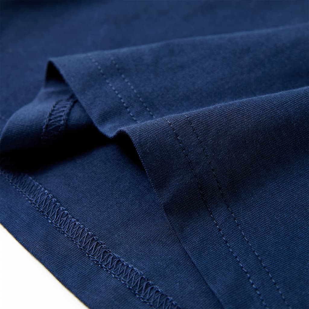 Μπλουζάκι Παιδικό Μπλε και Ναυτικό Μπλε 128