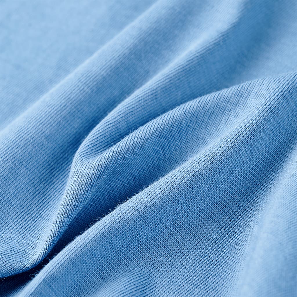 Μπλουζάκι Παιδικό Μεσαία Απόχρωση του Μπλε 104