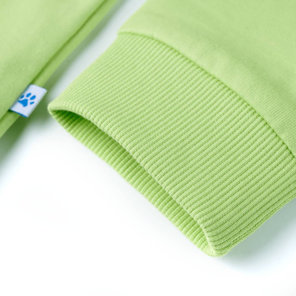 Φούτερ Παιδικό με Κουκούλα Μπλε / Απαλό Κίτρινο 116