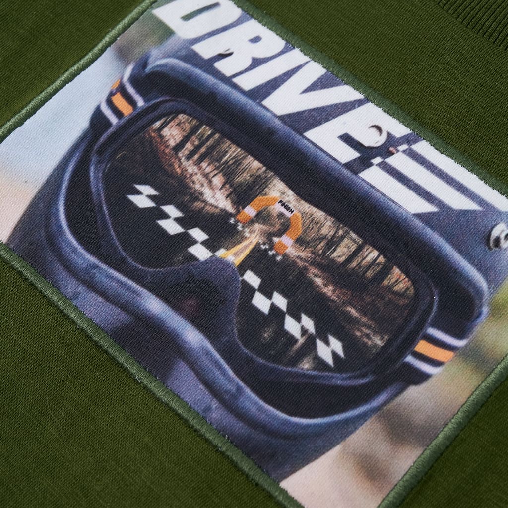 Μπλουζάκι Παιδικό Μακρυμάνικο Σκούρο Χακί 104