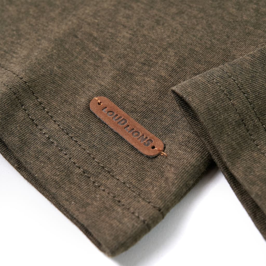 Μπλουζάκι Παιδικό Μακρυμάνικο Χακί Μελανζέ 116