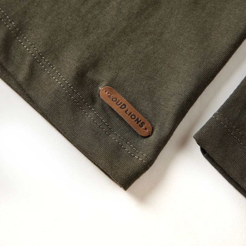 Μπλουζάκι Παιδικό Μακρυμάνικο Χακί 104