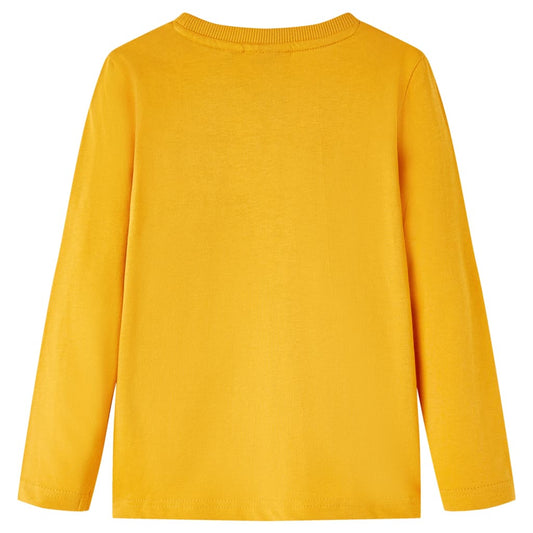 Μπλουζάκι Παιδικό Μακρυμάνικο Ώχρα 104