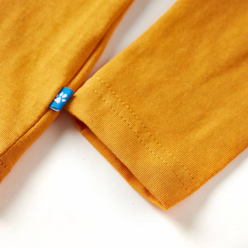 Μπλουζάκι Παιδικό Μακρυμάνικο Ώχρα 128