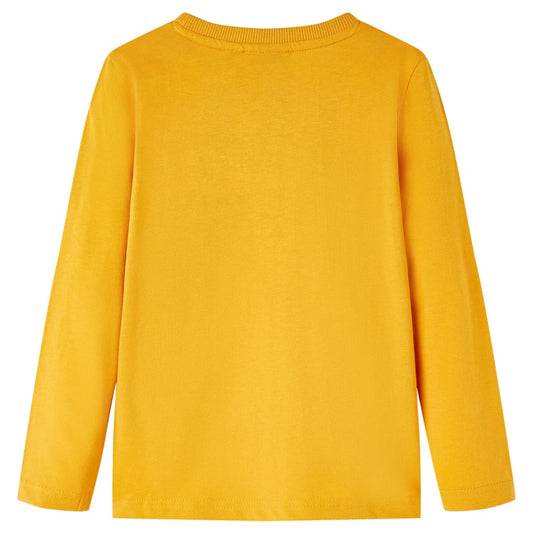 Μπλουζάκι Παιδικό Μακρυμάνικο Ώχρα 140