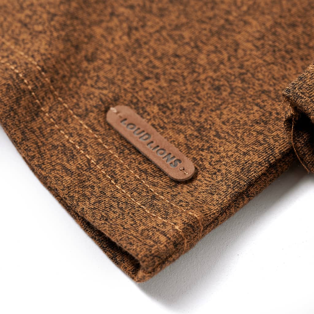 Μπλουζάκι Παιδικό Μακρυμάνικο Κονιάκ Μελανζέ 104