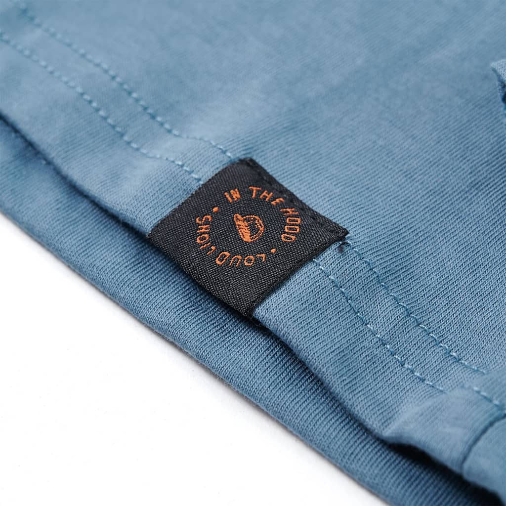 Μπλουζάκι Παιδικό Μακρυμάνικο Μεσαία Απόχρωση του Μπλε 104