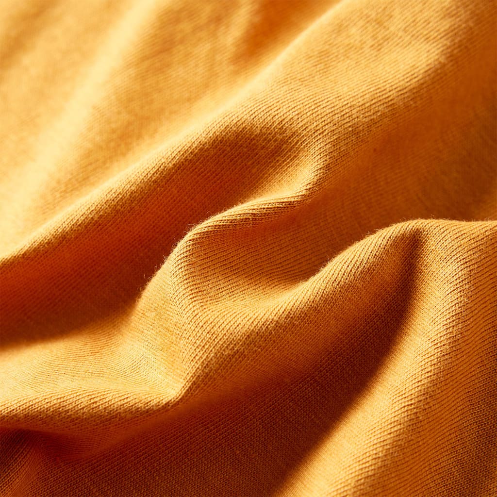 Μπλουζάκι Παιδικό Μακρυμάνικο Σκούρα Ώχρα 128