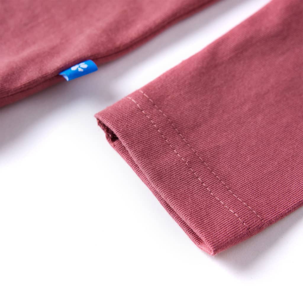 Μπλουζάκι Παιδικό Μακρυμάνικο Σκούρο Κόκκινο 116