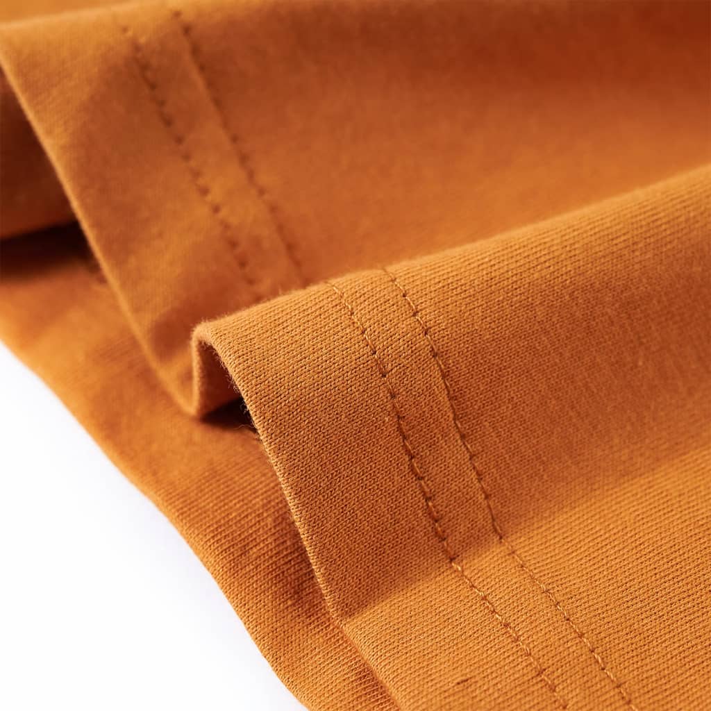 Μπλουζάκι Παιδικό Μακρυμάνικο Σκούρα Ώχρα 128