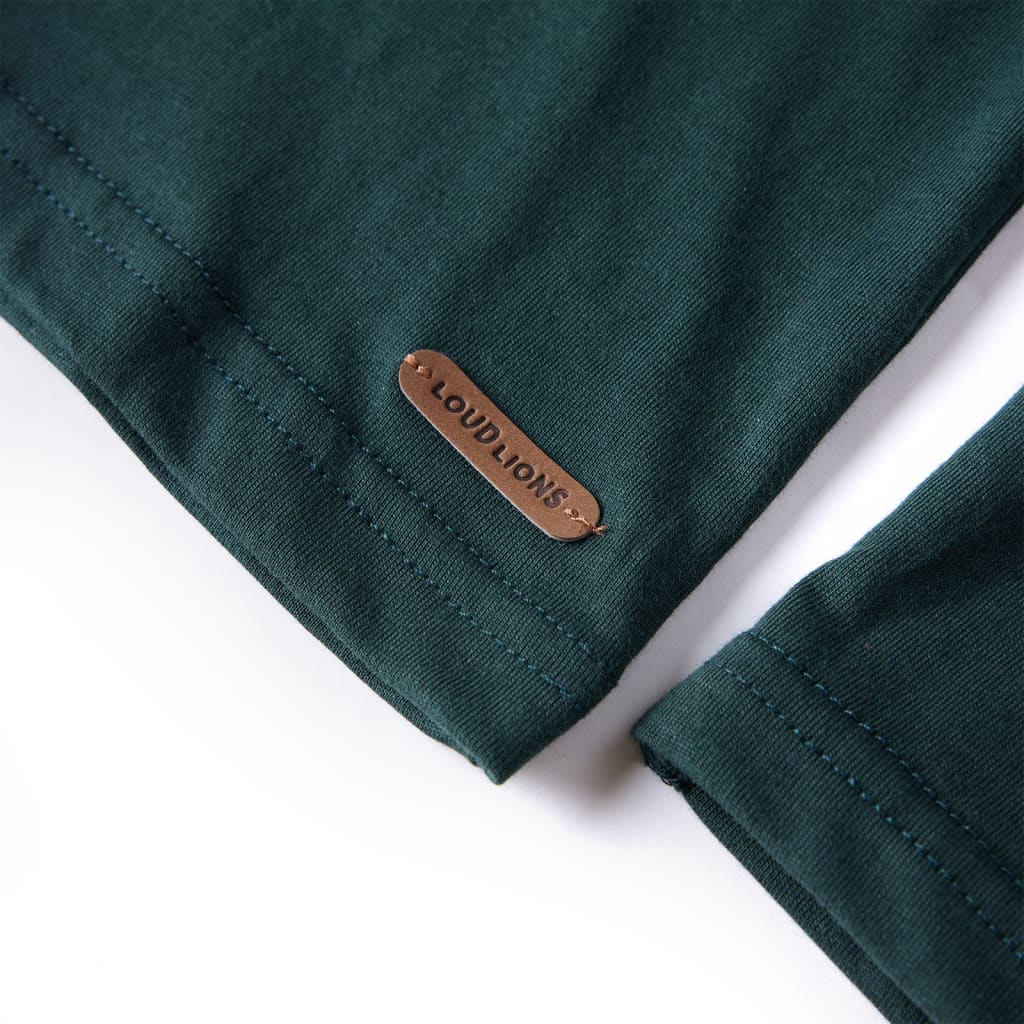 Μπλουζάκι Παιδικό Μακρυμάνικο Σκούρο Πράσινο 92