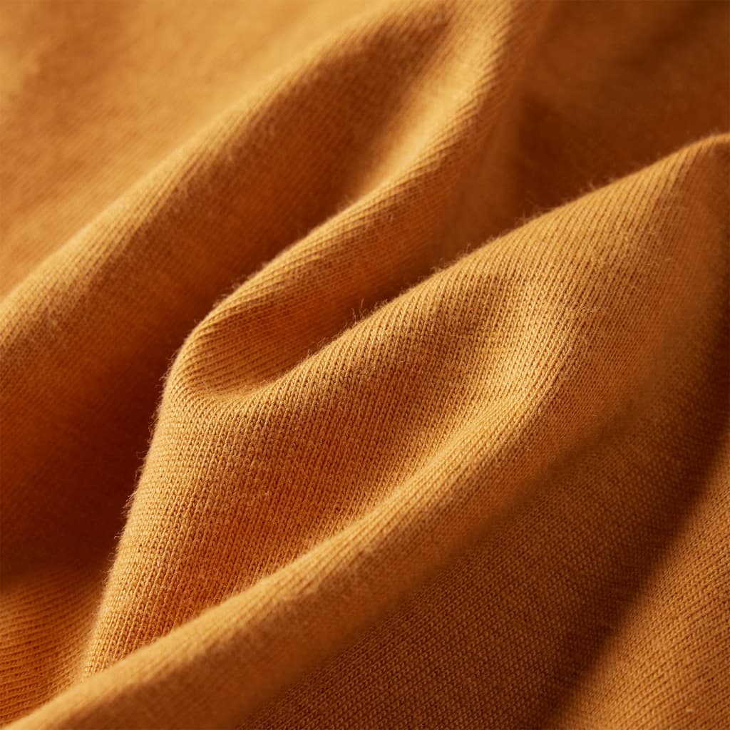 Μπλουζάκι Παιδικό Μακρυμάνικο Σκούρα Ώχρα 92