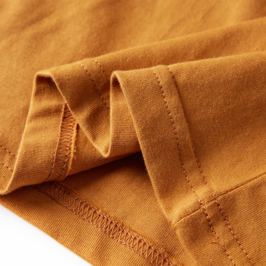 Μπλουζάκι Παιδικό Μακρυμάνικο Σκούρα Ώχρα 128