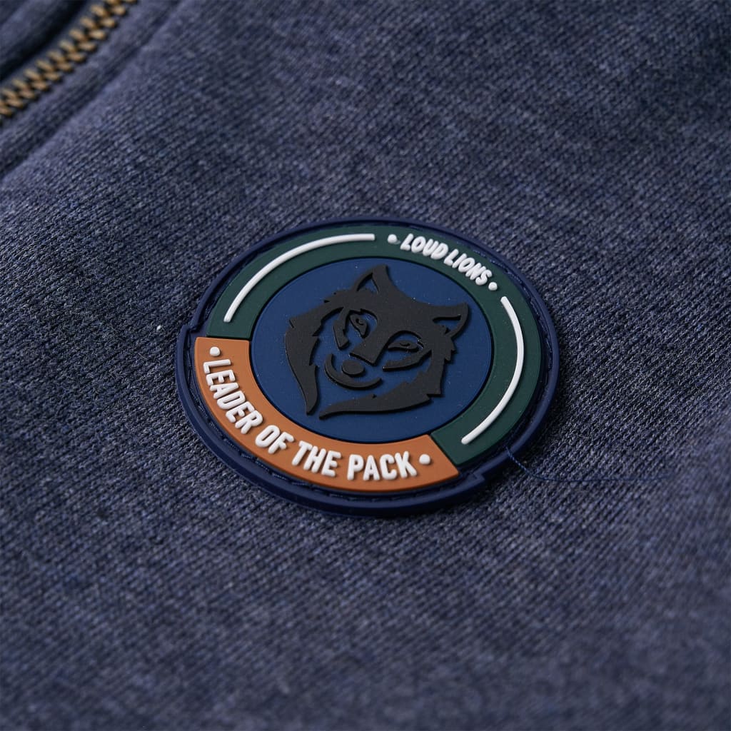 Ζακέτα Φούτερ Παιδική με Κουκούλα Σκούρο Μπλε Μελανζέ 92