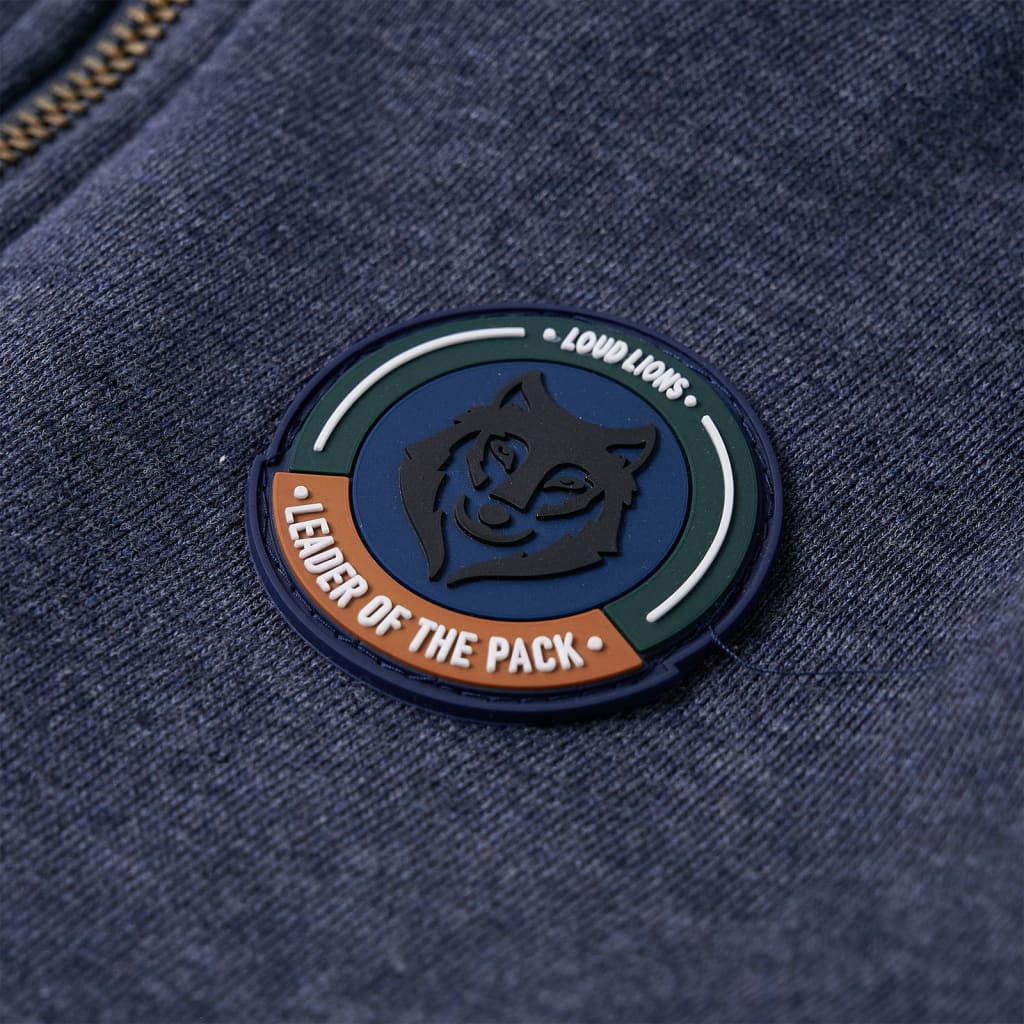 Ζακέτα Φούτερ Παιδική με Κουκούλα Σκούρο Μπλε Μελανζέ 104