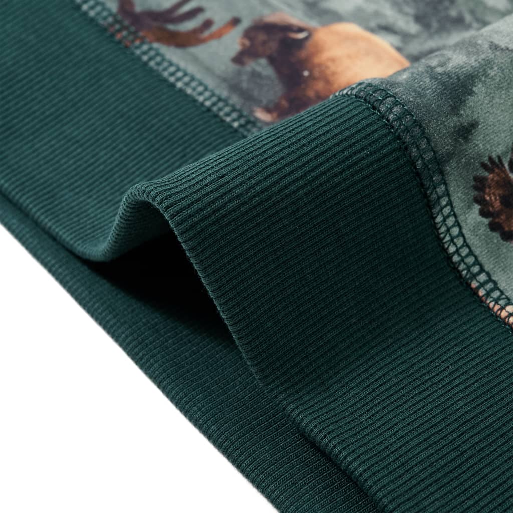 Φούτερ Παιδικό Σκούρο Πράσινο 92