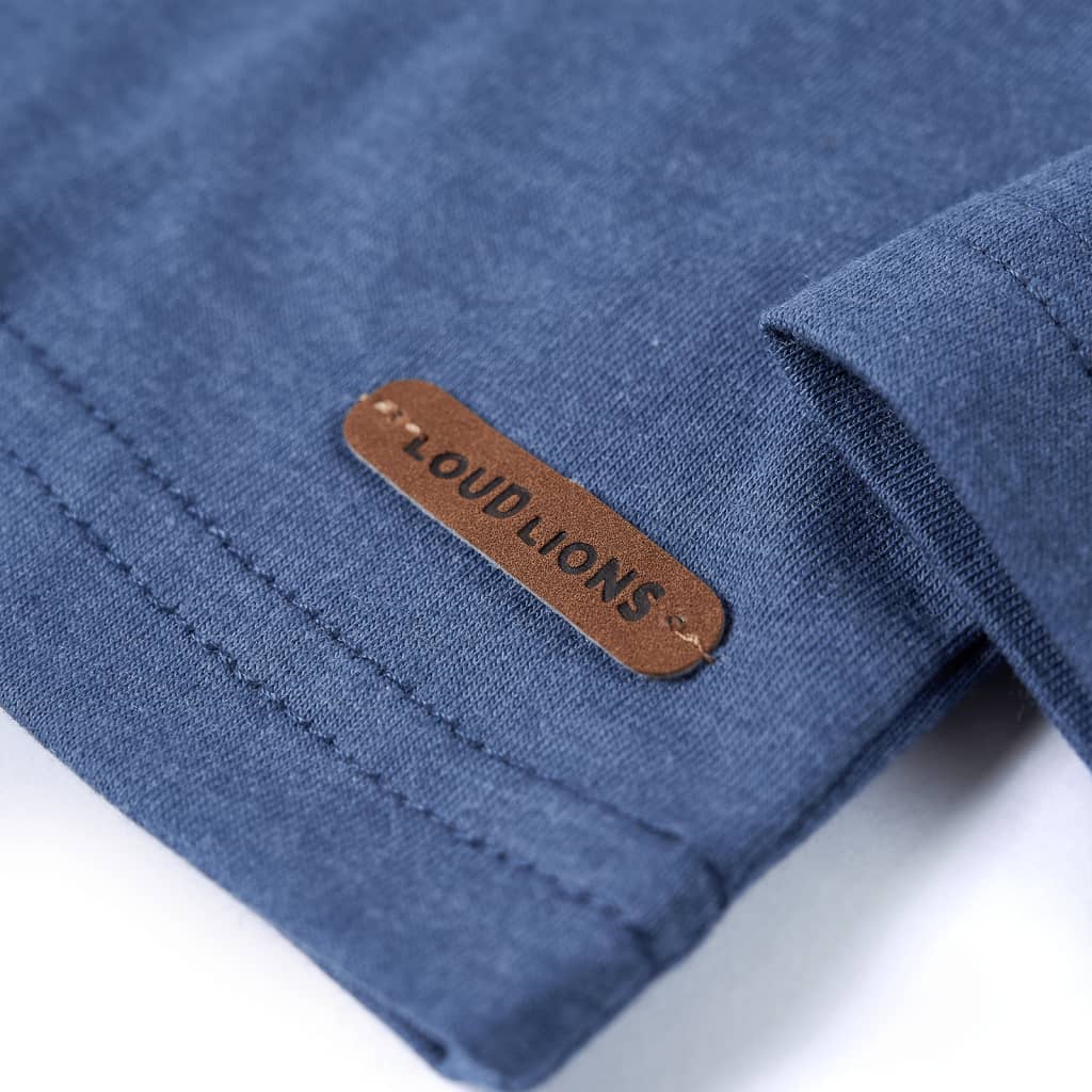 Μπλουζάκι Παιδικό Μακρυμάνικο Μπλε Μελανζέ 104