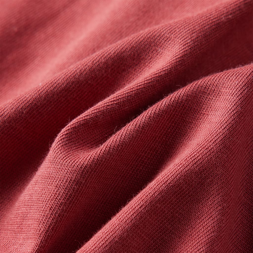 Μπλουζάκι Παιδικό Μακρυμάνικο Burnt Red Χρώμα 92