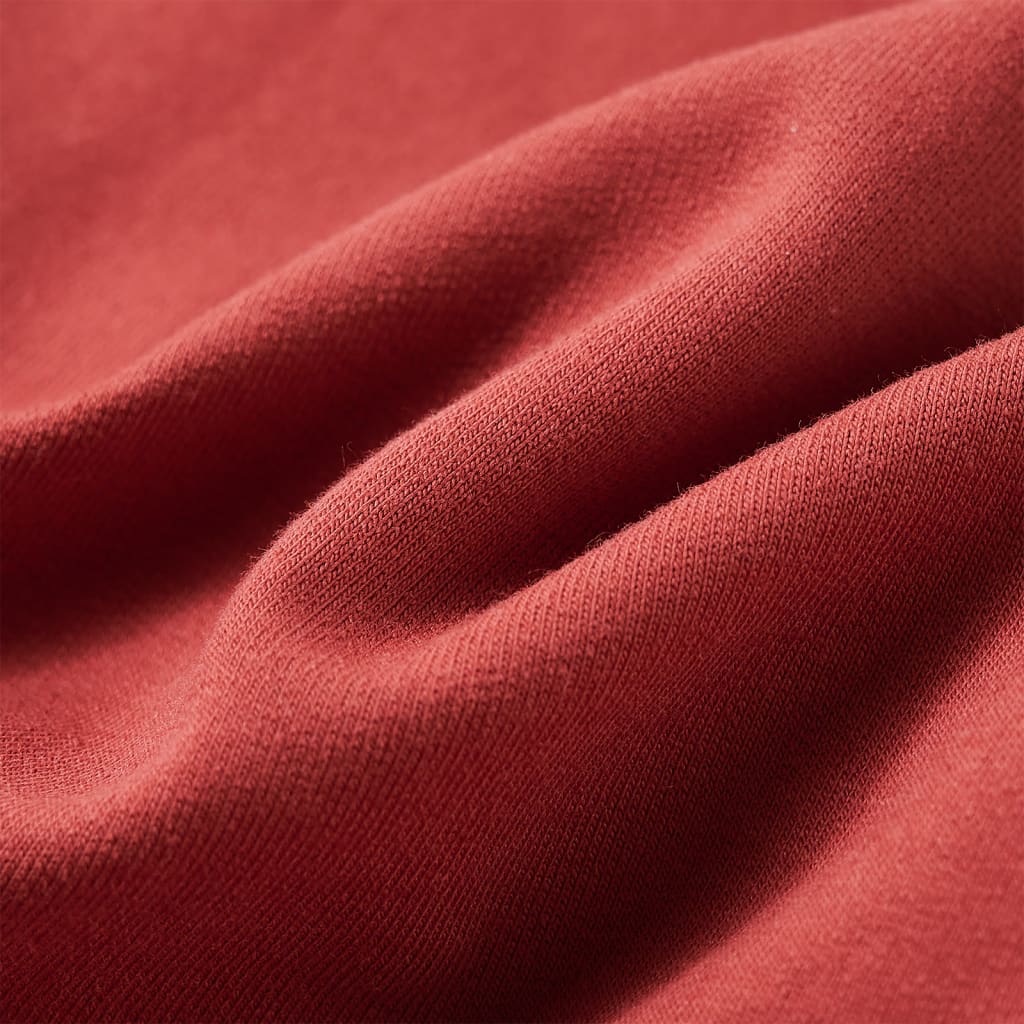 Φούτερ Παιδικό με Κουκούλα Burnt Red 92