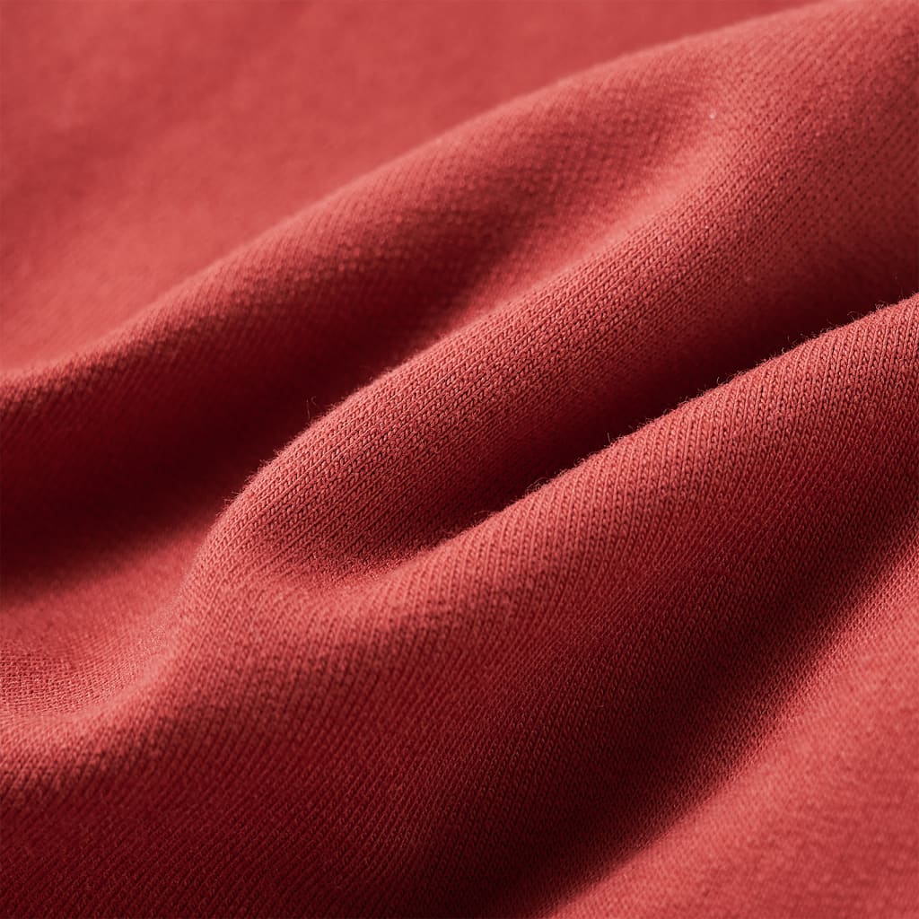 Φούτερ Παιδικό με Κουκούλα Burnt Red 128