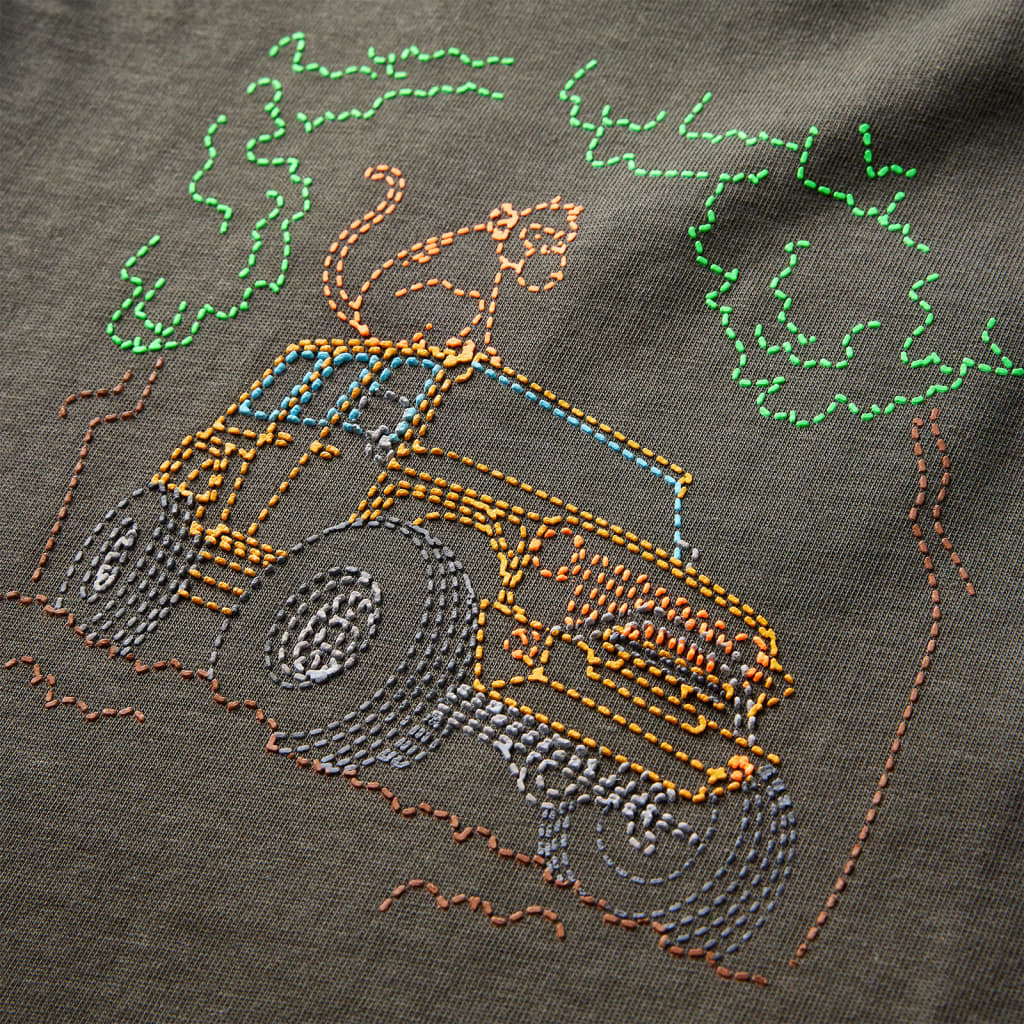 Μπλουζάκι Παιδικό Μακρυμάνικο Χακί 128