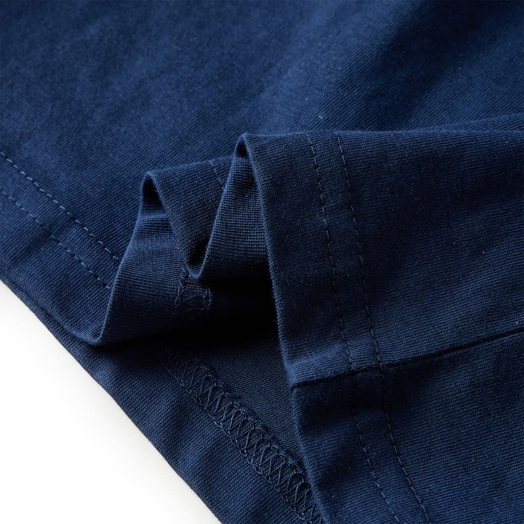 Μπλουζάκι Παιδικό Μακρυμάνικο Ναυτικό Μπλε 104