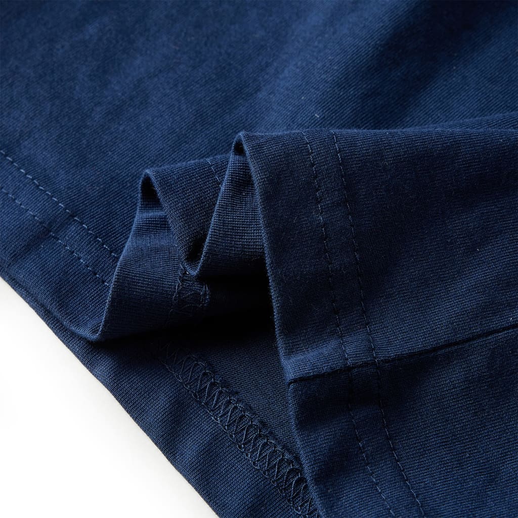 Μπλουζάκι Παιδικό Μακρυμάνικο Ναυτικό Μπλε 128