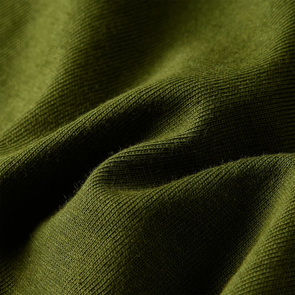 Μπλουζάκι Παιδικό Μακρυμάνικο Σκούρο Χακί 140