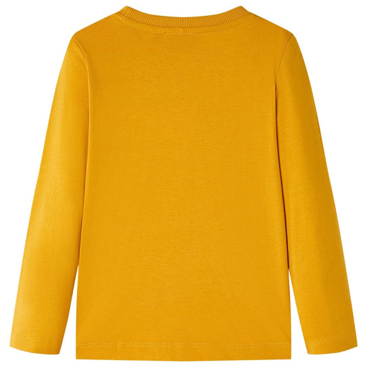 Μπλουζάκι Παιδικό Μακρυμάνικο Ώχρα 92